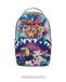 ZAINO SPRAYGROUND 8625 CREAM FLOWERING JUNGLE SHARK DLXSV BACKPACK