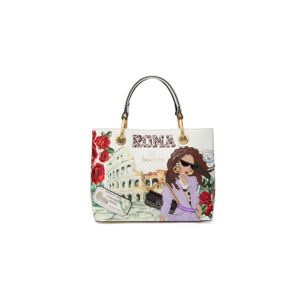 Borsa Braccialini B18160 Cartoline Roma