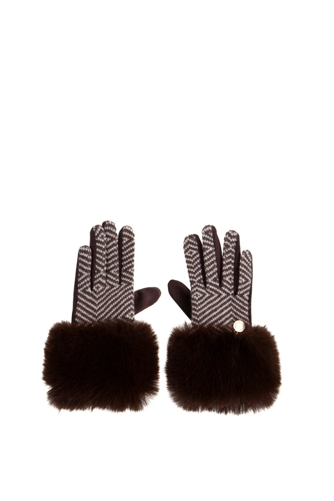 Guanti Alessia & Massimo GL9099 lana ed ecofur