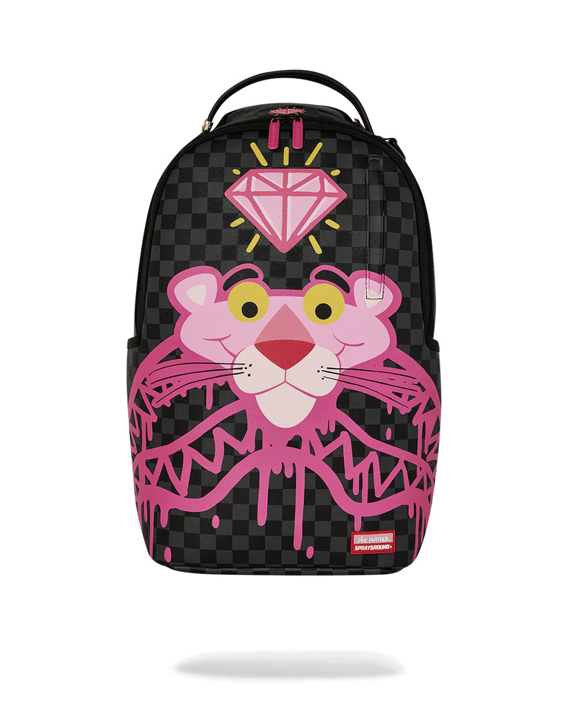 ZAINO SPRAYGROUND 8790 PINK PANTHER DRIPPY DIAMONDS DLXSV BACKPACK