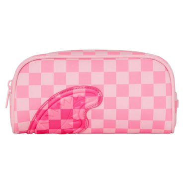 ASTUCCIO SPRAYGROUND 9016PINK SHARKS IN PARIS PATCH POUCH