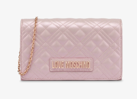 Borsa Love Moschino JC4079 Pochette  Matelasse con tracolla dorata