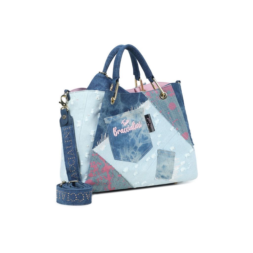 Borsa Braccialini Amy jeans B18882 Big