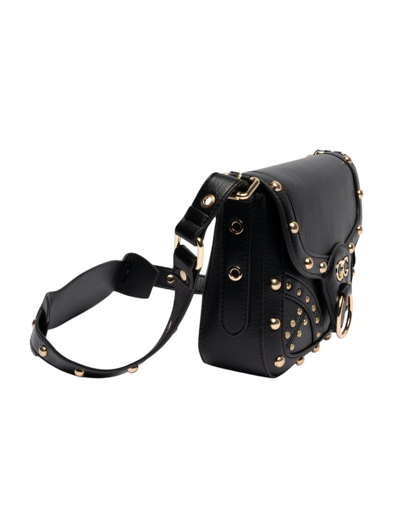 Borsa Gio Cellini LL014 Tracolla Rock con borchie nera