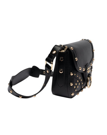 Borsa Gio Cellini LL014 Tracolla Rock con borchie nera