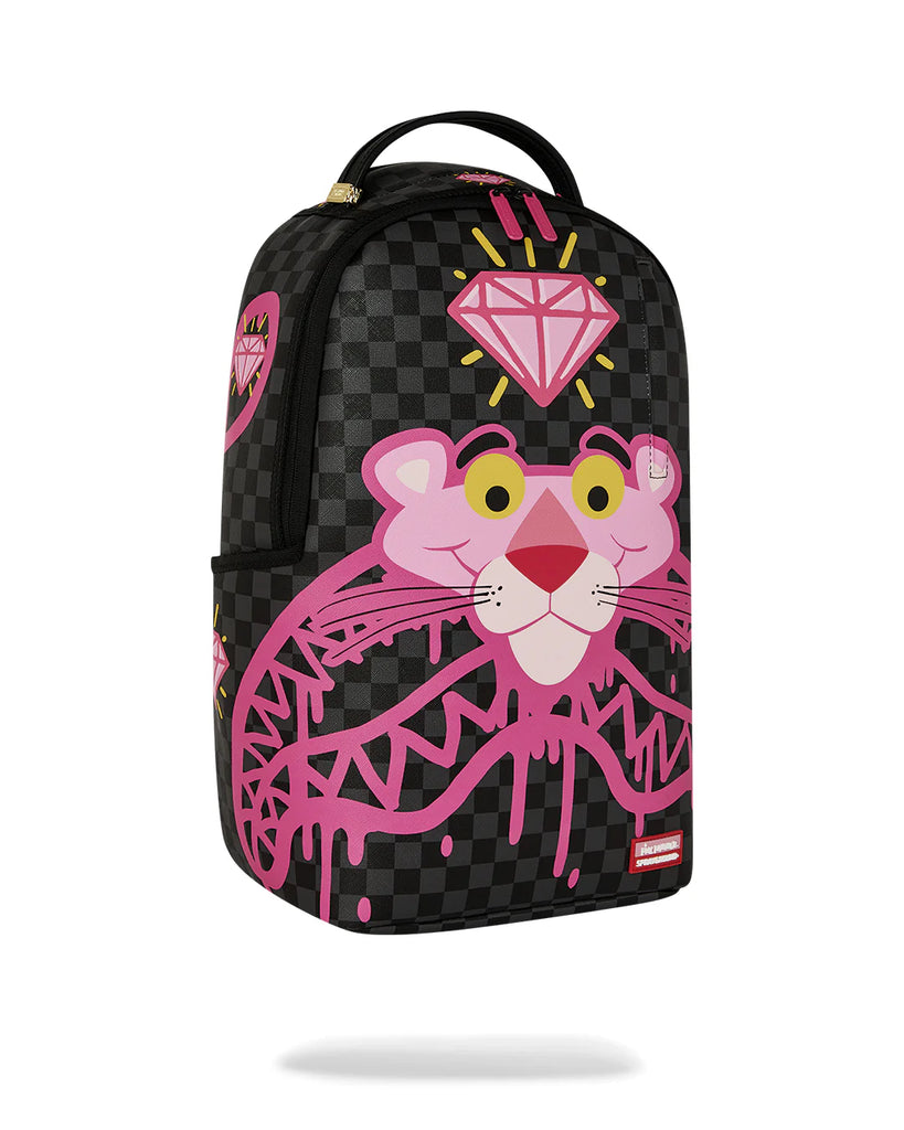 ZAINO SPRAYGROUND 8790 PINK PANTHER DRIPPY DIAMONDS DLXSV BACKPACK