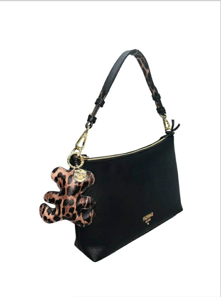 Borsa Pash Bag a spalla con tracolla con orsetto teddy Animalier