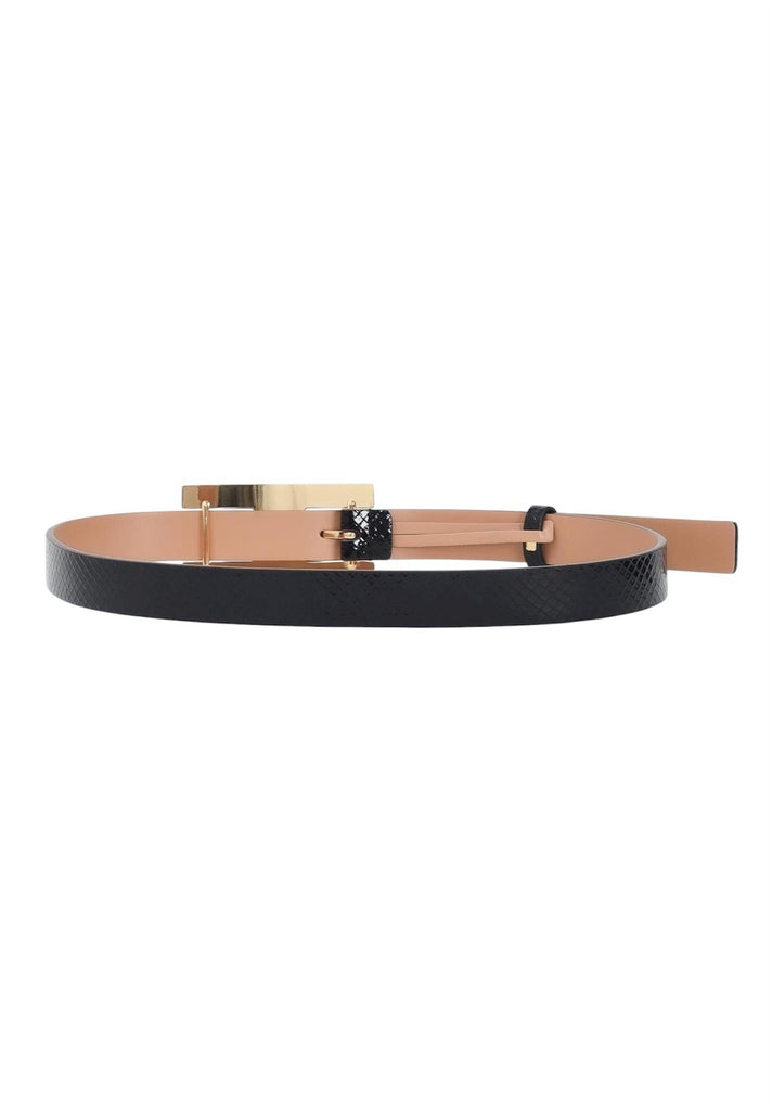 Cintura Elisabetta Franchi CT58S57E2 con fibbia logo martellata