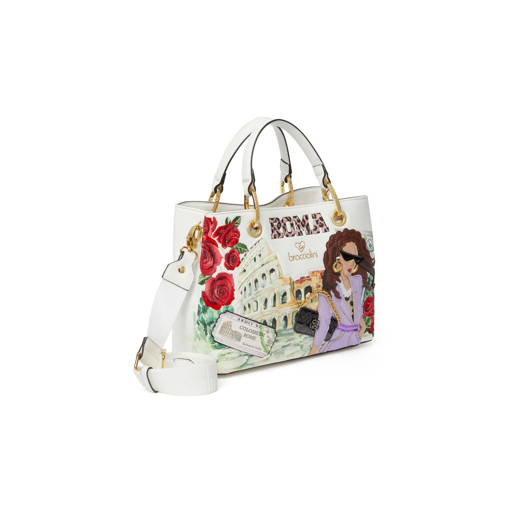 Borsa Braccialini B18160 Cartoline Roma