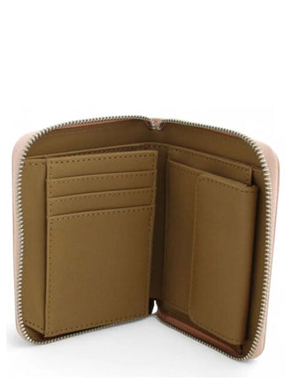 Portafoglio Love Moschino JC5732 Zip Around Medium Logo smaltato Cipria