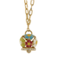 Collana Amo Capri  con campana a fiori multicolor