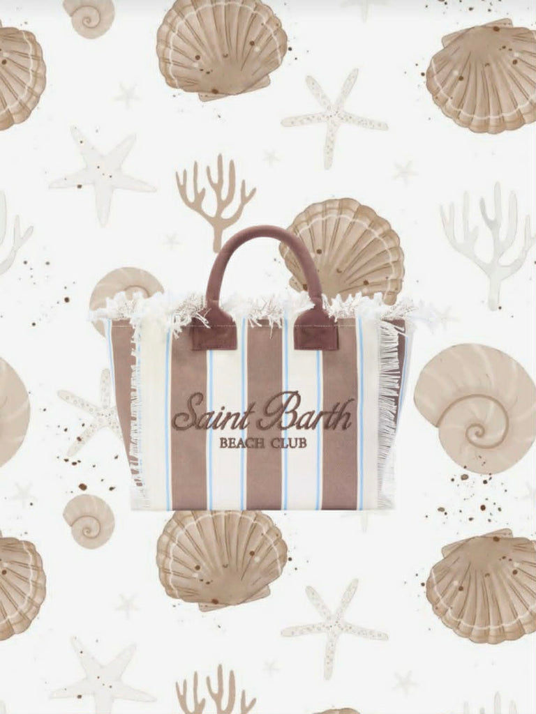 Borsa Saint Barth SB Beach Stripes COL0001 02597L