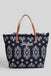 Borsa Saint Barth city bag sangallo denim dark big Fringe CBF0001 01773L