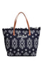 Borsa Saint Barth city bag sangallo denim dark big Fringe CBF0001 01773L