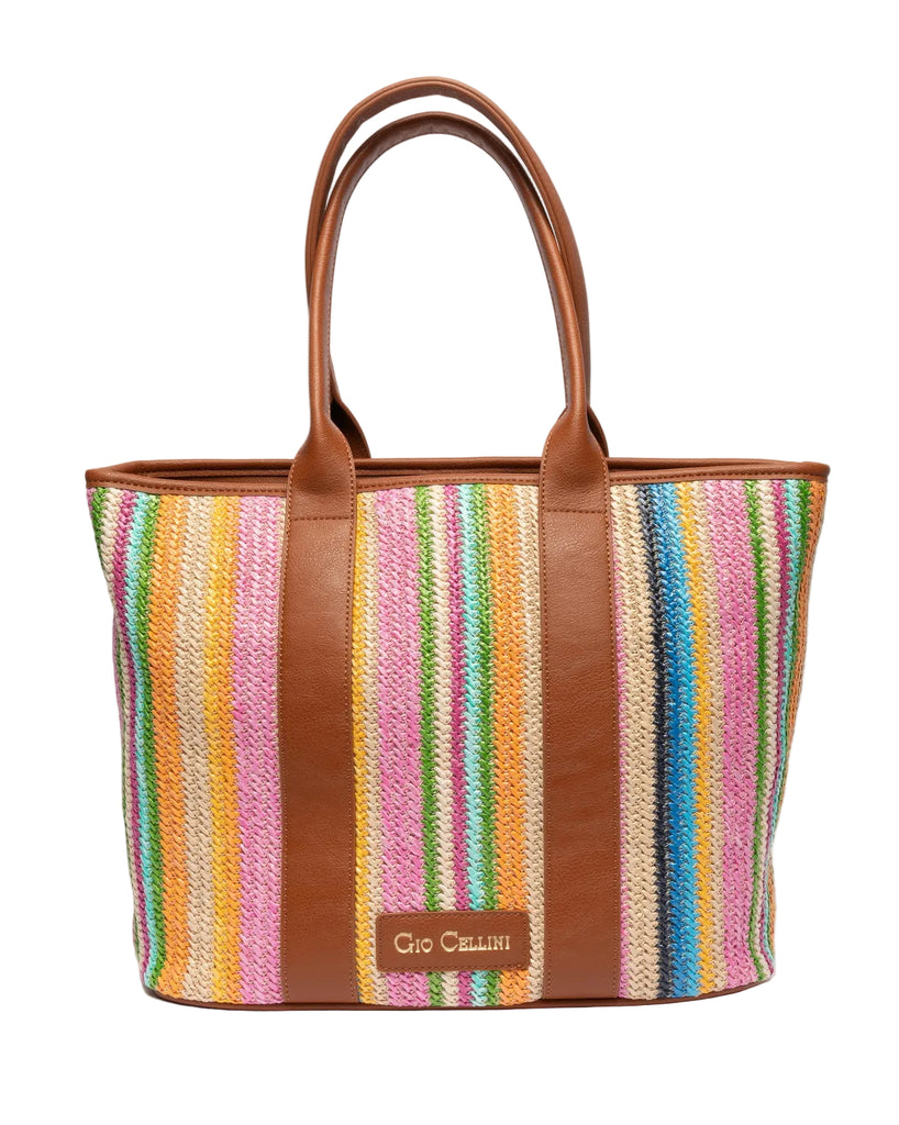 BORSE GIO CELLINI BX023 KIRA SHOPPER RAFIA