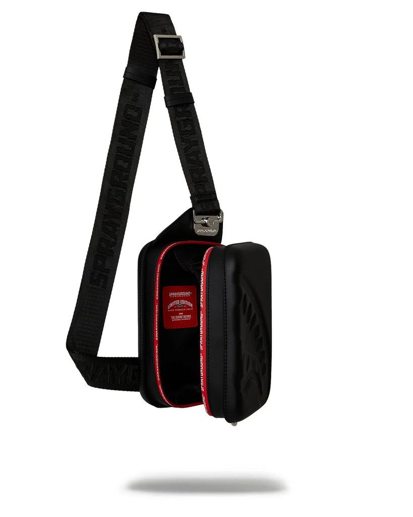 TRACOLLA SPRAYGROUND ART6757 UOMO RIGIDA PRINTED ZIPPER HARD-SHELL SLING