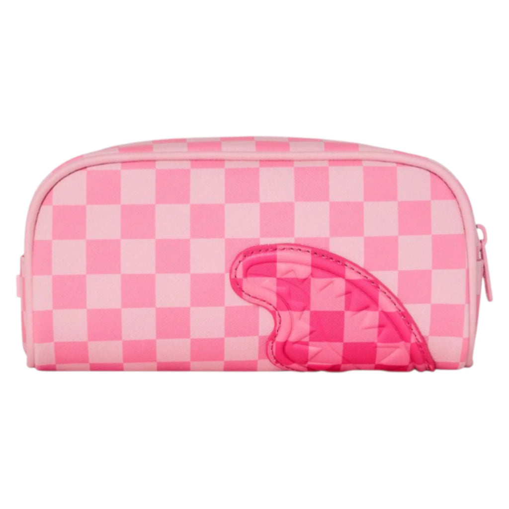 ASTUCCIO SPRAYGROUND 9016PINK SHARKS IN PARIS PATCH POUCH