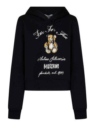 Felpe Moschino Orsetto Fur For Fun E Logo DT1711