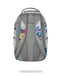 ZAINO SPRAYGROUND 8625 CREAM FLOWERING JUNGLE SHARK DLXSV BACKPACK