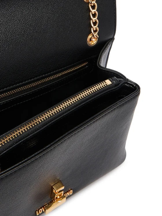 Borsa Love Moschino JC4138 flap bag chiusura cuore  in metallo heart turnlock