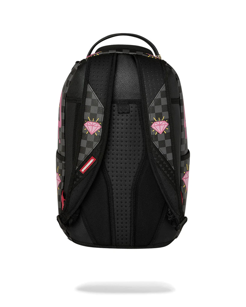 ZAINO SPRAYGROUND 8790 PINK PANTHER DRIPPY DIAMONDS DLXSV BACKPACK
