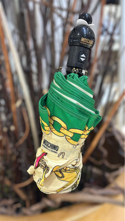 Ombrello Moschino Olivia Chic 260 Beige e verde