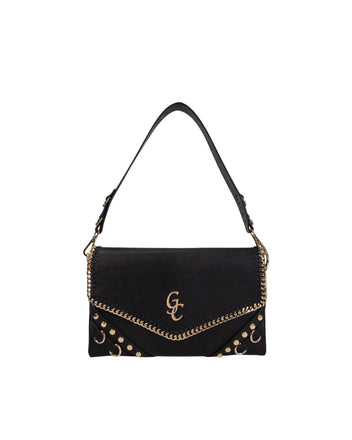 Borsa Gio Cellini JJ048 Tracolla Maxi borchie nera