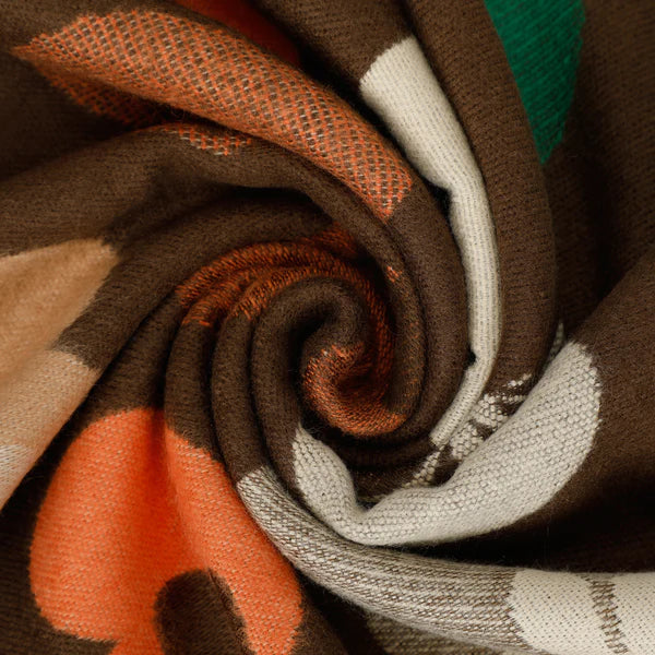 Sciarpa Mimi-Mua con cuori e fiori