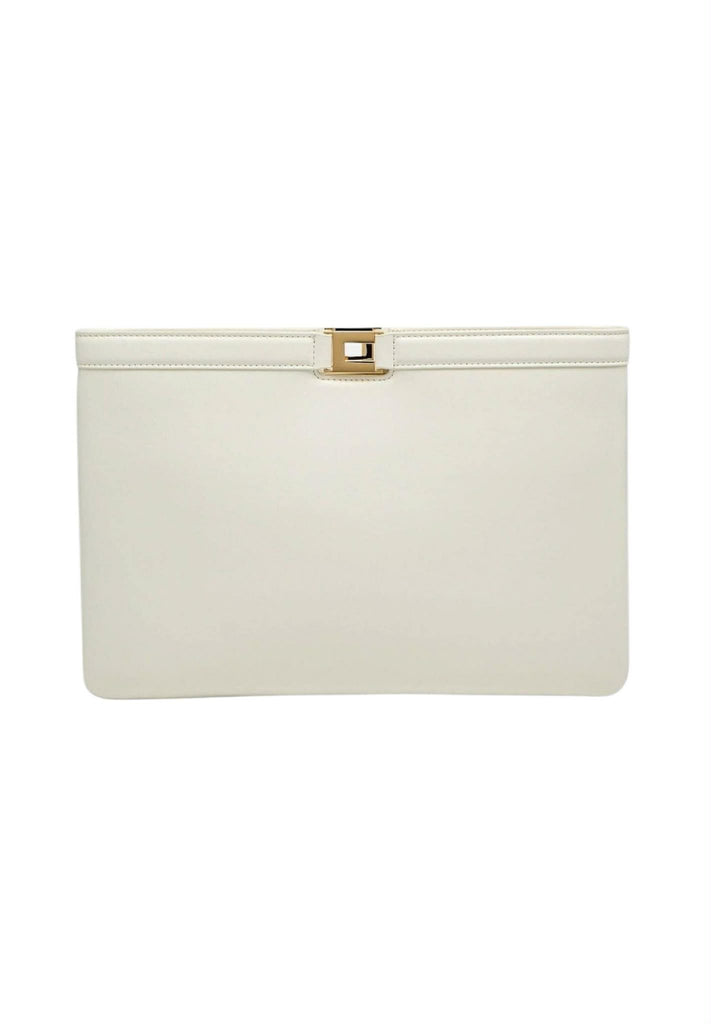 Borsa Elisabetta Franchi BS18A61E2 a mano busta effetto naplak
