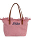 Borsa Saint Barth City Bag Fringe A Righe Rosse CBF0001 01771L