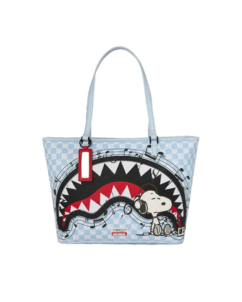 BORSA SPRAYGROUND 9456 PEANUTS SNOOPY TUNED UP & TUNED OUT TOTE