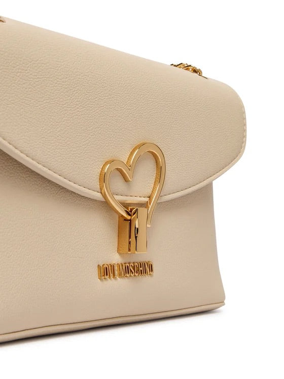 Borsa Love Moschino JC4138 flap bag chiusura cuore  in metallo heart turnlock