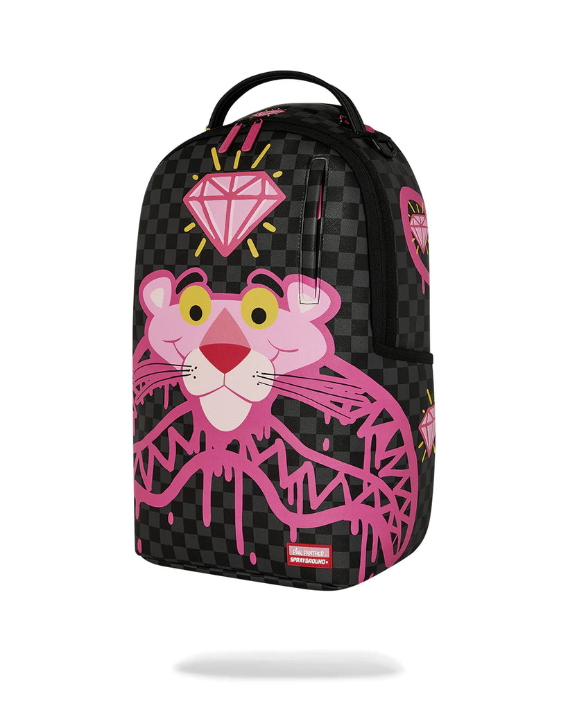 ZAINO SPRAYGROUND 8790 PINK PANTHER DRIPPY DIAMONDS DLXSV BACKPACK