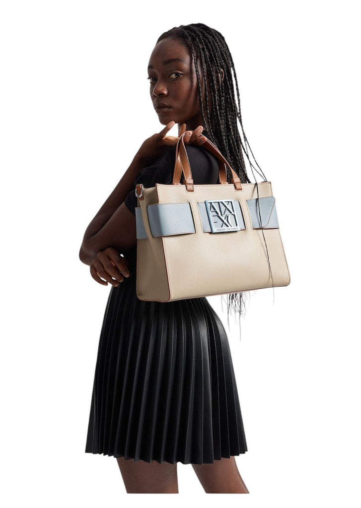 Borsa Armani Exchange art 942689 0A874 Tote Bag Big con tracolla