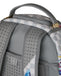 ZAINO SPRAYGROUND 8625 CREAM FLOWERING JUNGLE SHARK DLXSV BACKPACK