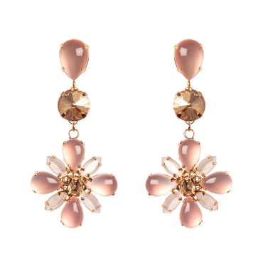 Orecchini Sodini Con Fiore Pendente Manly