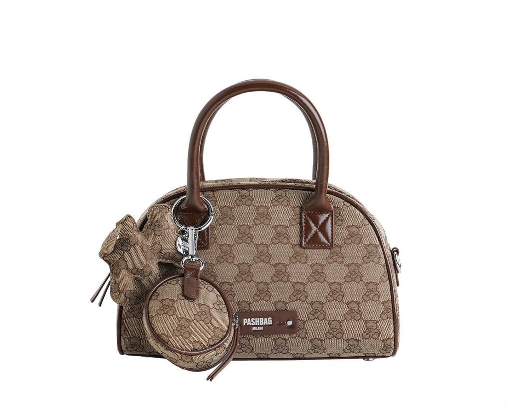 Borsa Pash Bag Bonnie Art18375 Bauletto orsetti Brown