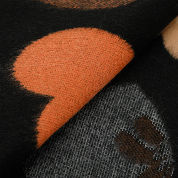 Sciarpa Mimi-Mua con cuori e fiori