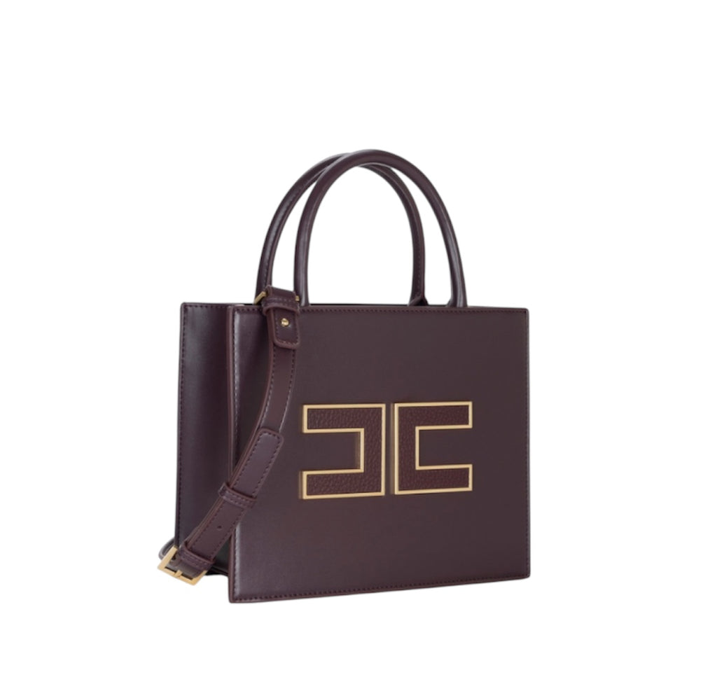 Borsa Elisabetta Franchi BS33A56E2 Tote piccola con logo
