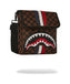 Tracolla Sprayground marrone machine francaise messenger sling 7489