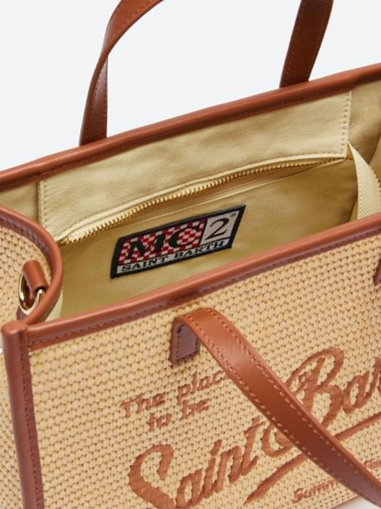 Borsa Saint Barth Vivian Mid Straw VVID001 00368L