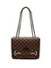 BORSA SPRAYGROUND 9310 SHARKS IN PARIS WTF BUBBLE BROWN CHECK HANDBAG