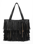 Borsa L’ Atelier du Sac 20641 shopper con frange Katlyn Med. La Premiere