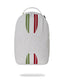 Zaino Sprayground bianco Italy racing stripes backpack 910B6806