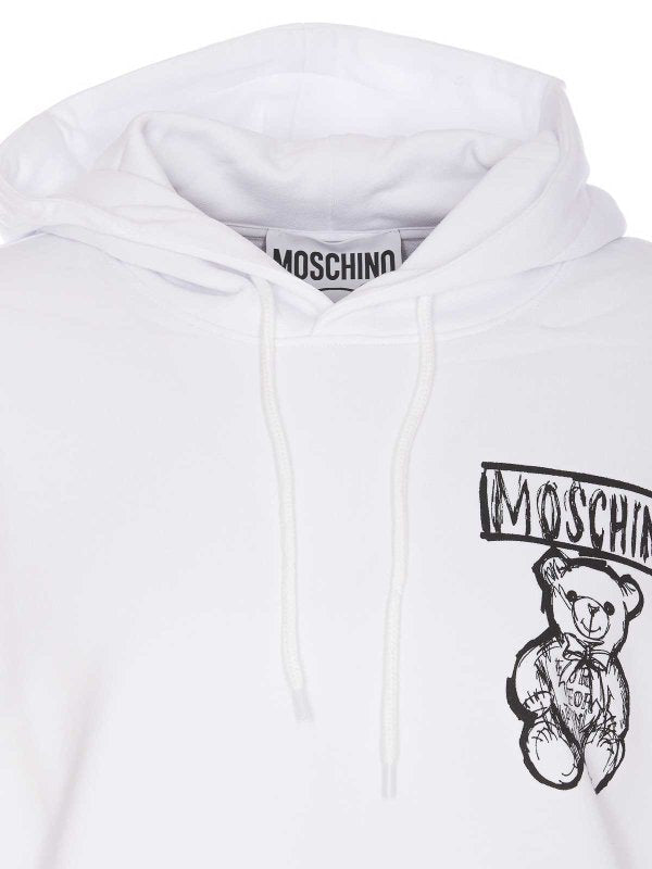 Felpe Moschino Orsetto Stilizzato A Mano ZRV1725
