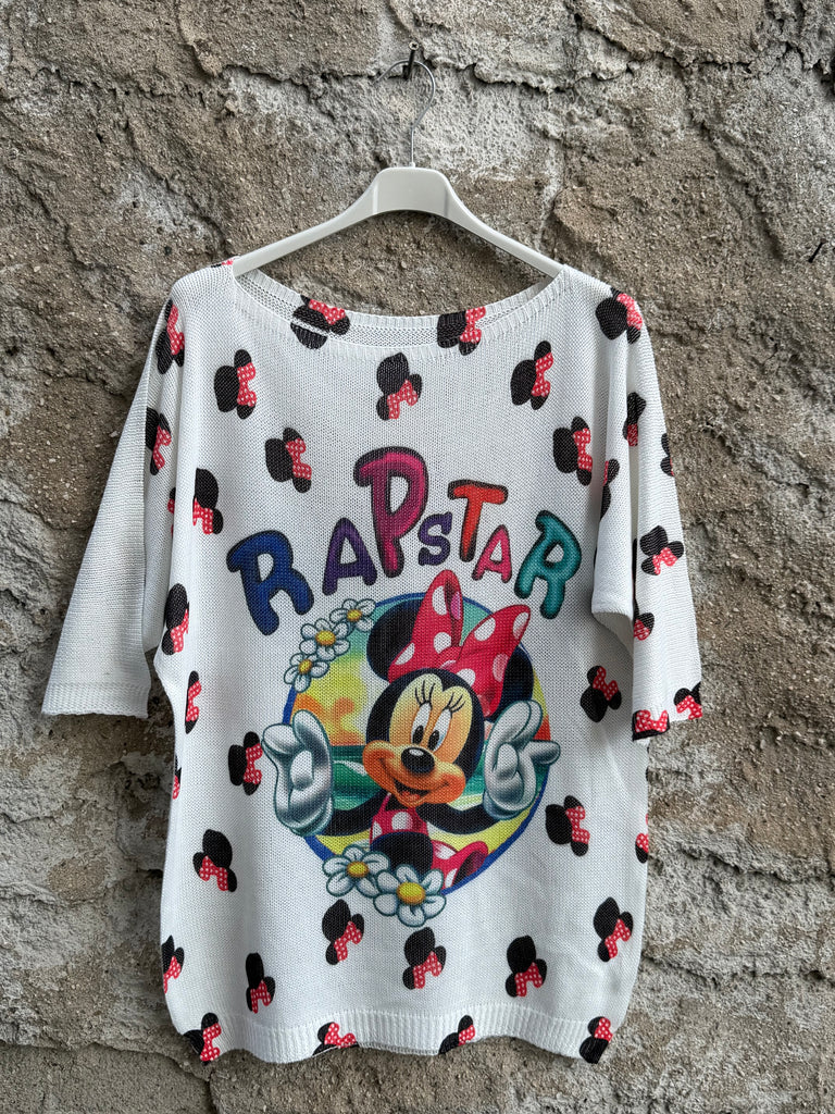 T-shirt in filo grafica fantasia