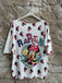 T-shirt in filo grafica fantasia