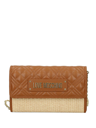 Borsa Love Moschino JC4347 a tracolla Daily in rafia