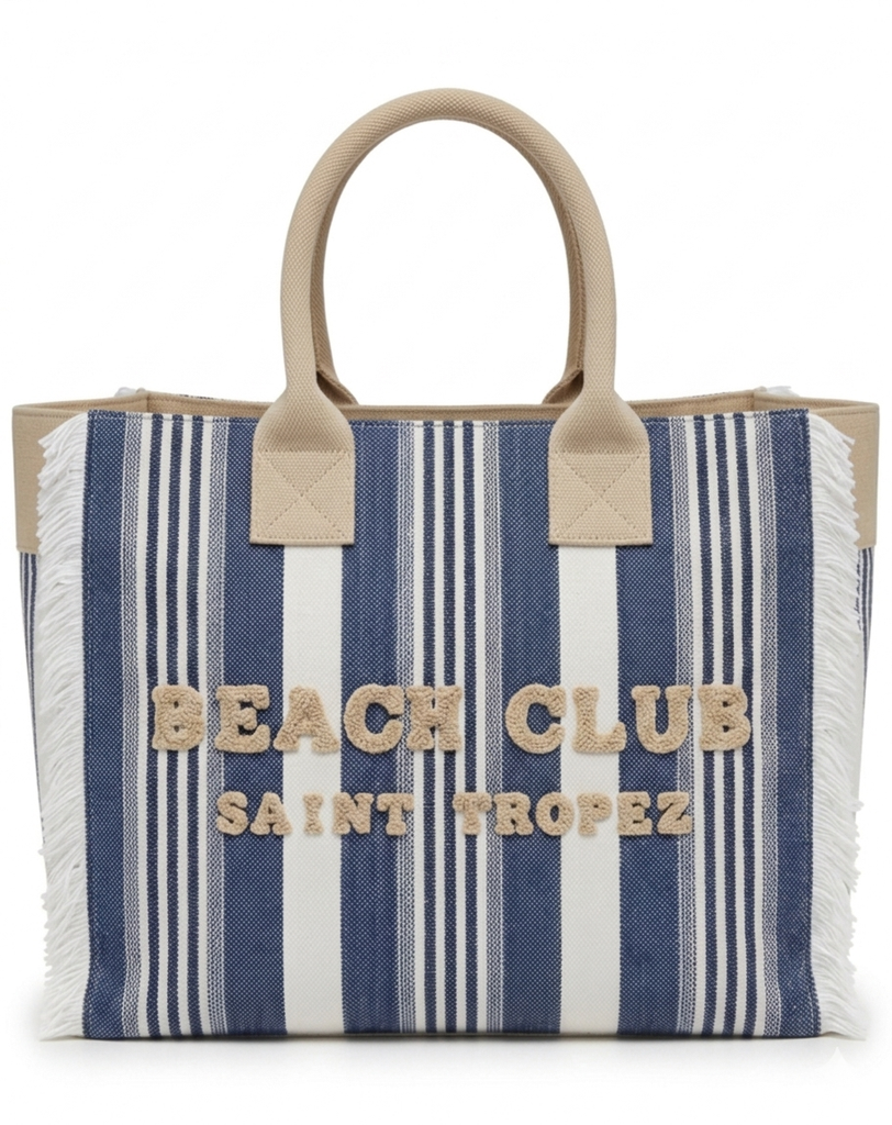 Borse Mainette Saint Tropez In Canvas Medium Beach Club
