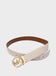Cinture Michael Kors reversibili con placca logata oro